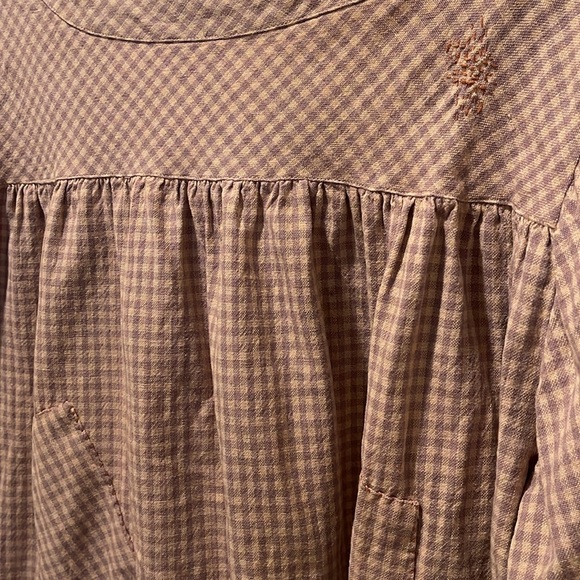 Magnolia Pearl Early Release Lavender Jam Gingham Apple Picker Tunic - Picture 7 of 9